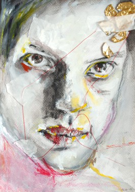 Ida on the fence: Unlucky numebers (work on paper) 