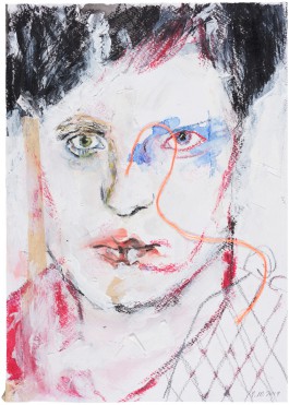 Ida on the fence: Youth (work on paper) 