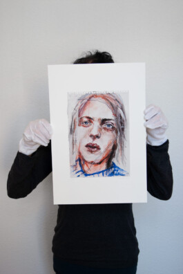 Ida on the fence: Stay Gold (fine art print)