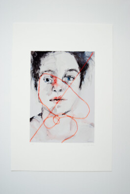 Ida on the fence: When I Hear Your Eyes Move (fine art print)